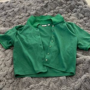 Sunday best button up top